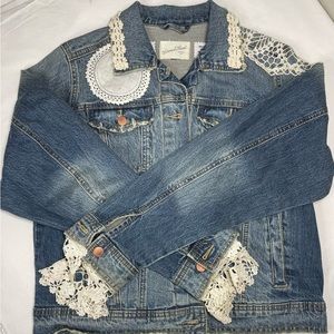 Upcycled jean jacket
